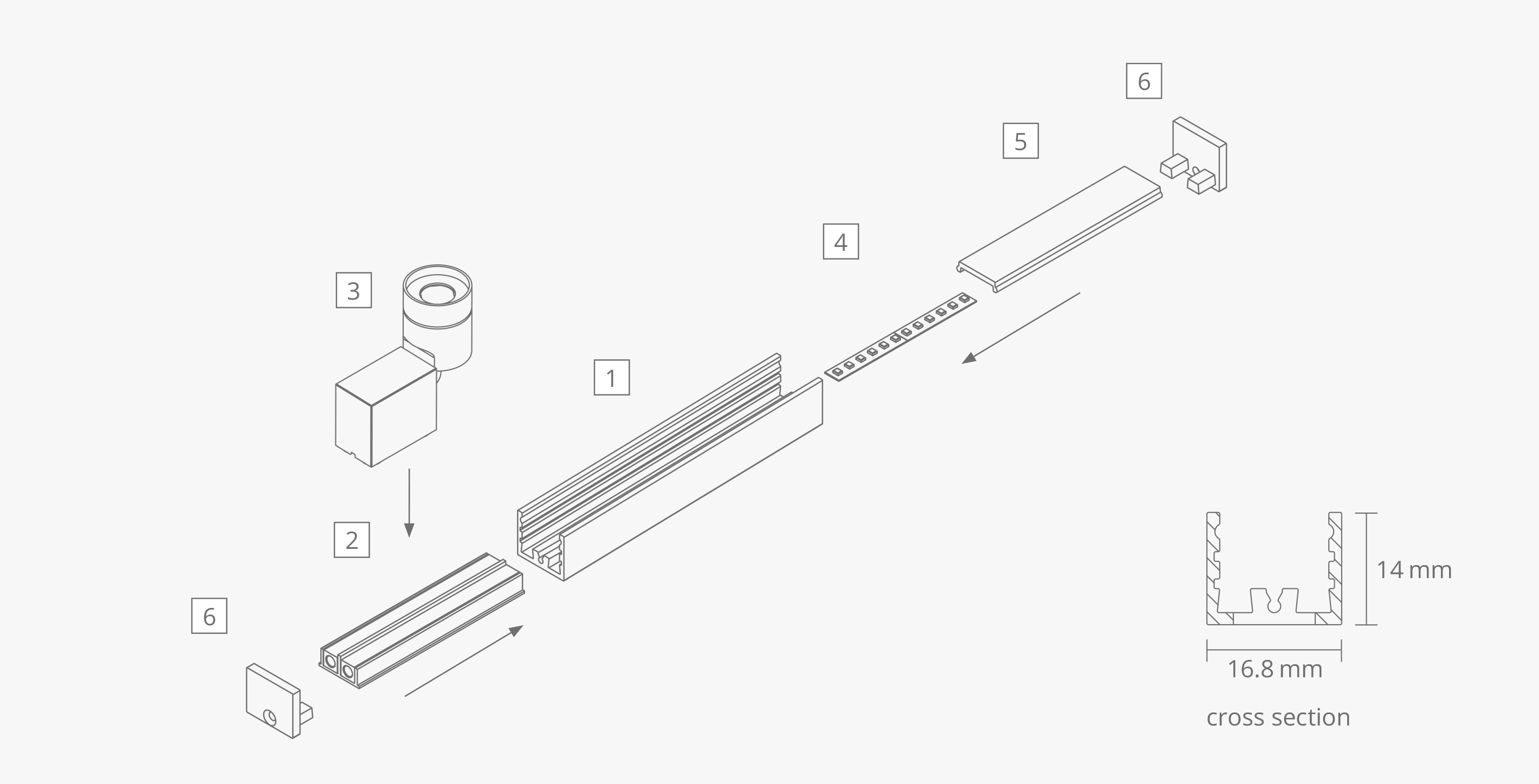 UT-14 system components Komponenten